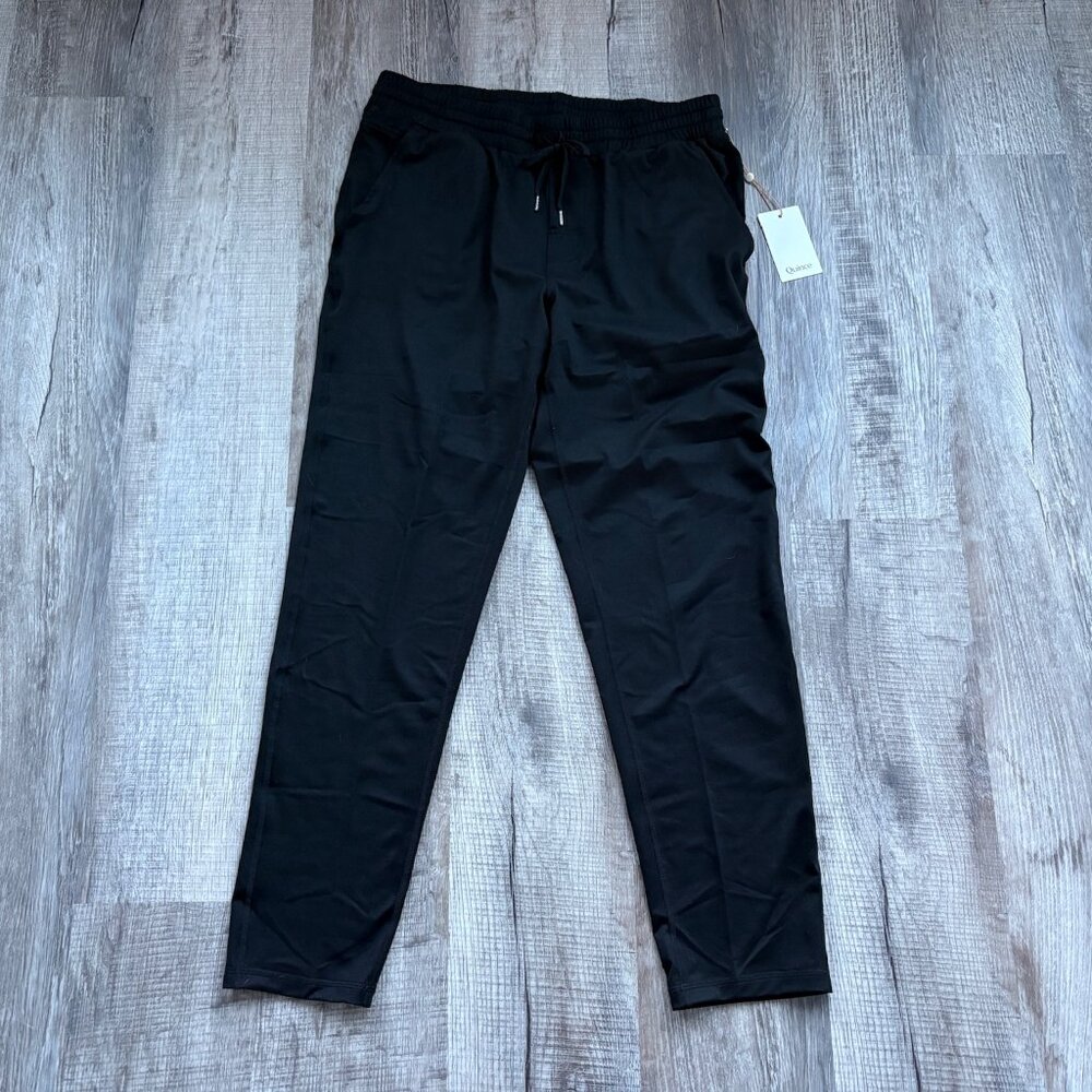 Quince Men's Flowknit Performance Pants Black Mens Size M Medium NWT
